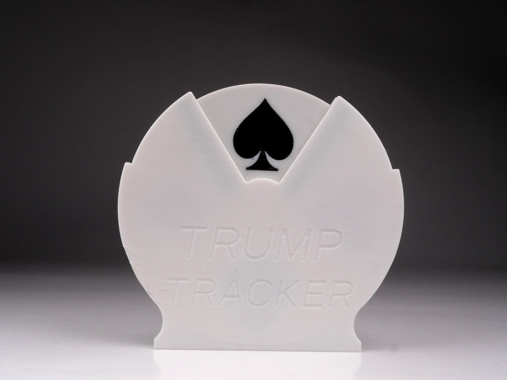 Euchre Trump Tracker Spinning Wheel for Playing Card Heart Diamond Spad Club Symbols Smooth Felt Glide White or Black for Card Player Gift