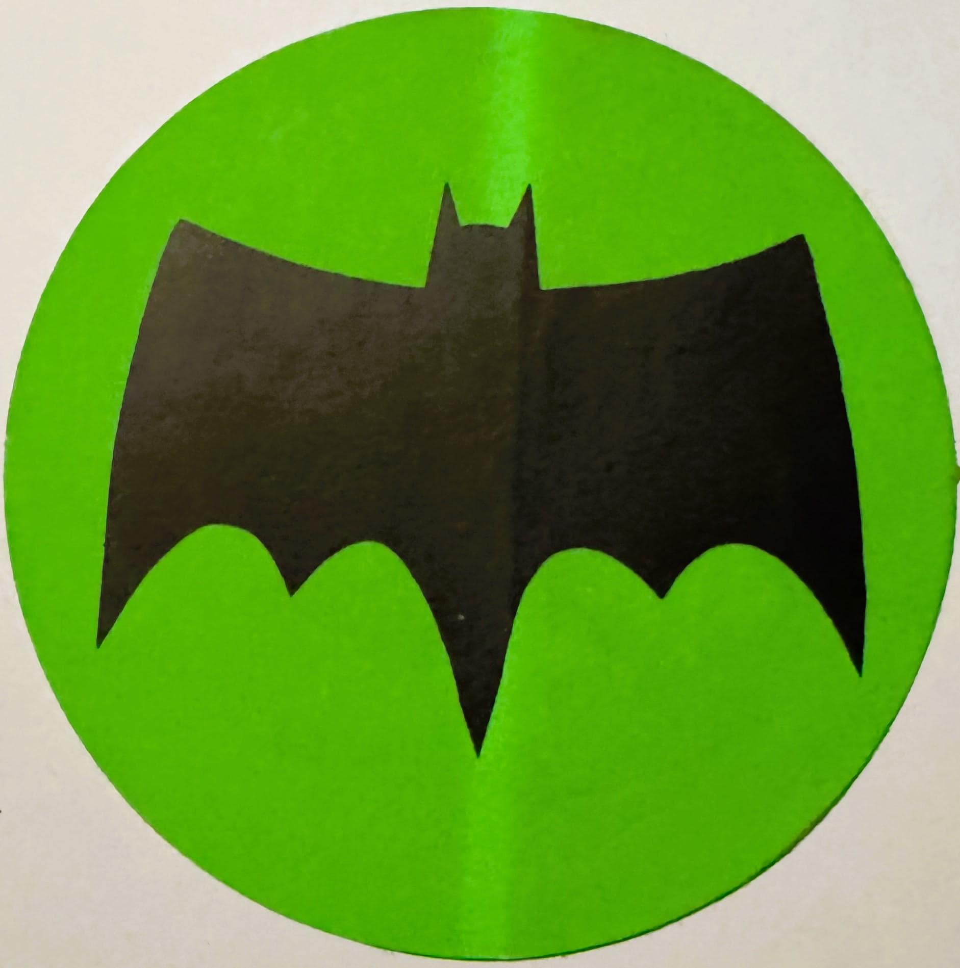 Rare Vintage 1960s Batman Signal Sticker Unleashed