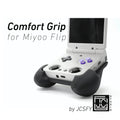 Comfort Grip for Miyoo Flip by JCSFY Textured Handles Black Miyoo Flip Hand Held Thick Color | Slots Into Mobile Gaming Device - Brown