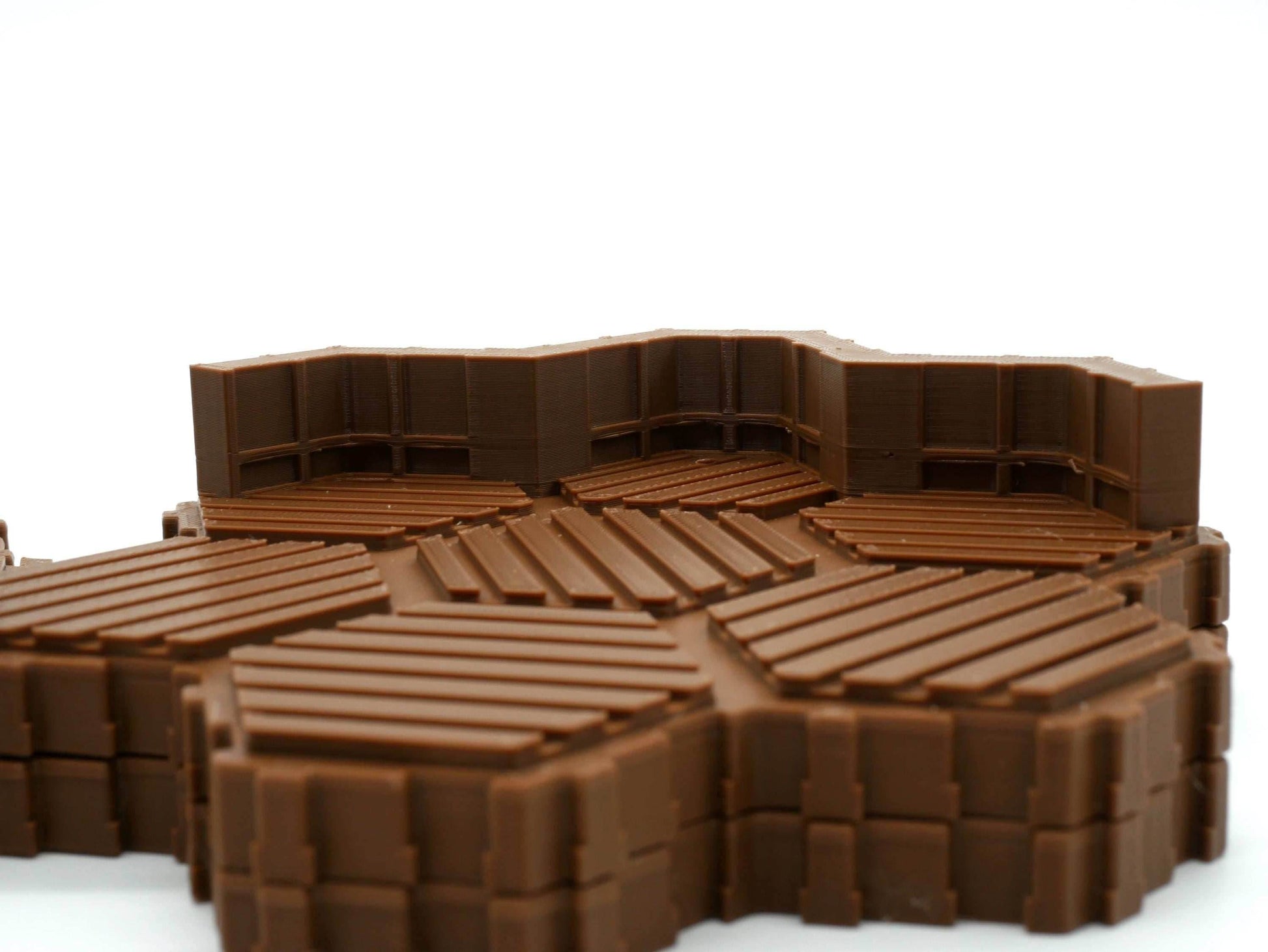 Wood Hexes Hero Scape Land Tiles | Tabletop Terrain Hex Piece | HeroScape Upgrade Board Game | DnD Role Play Game Battletech Planeswalkers - 