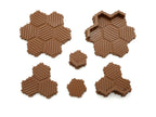 Wood Hexes Hero Scape Land Tiles | Tabletop Terrain Hex Piece | HeroScape Upgrade Board Game | DnD Role Play Game Battletech Planeswalkers - 