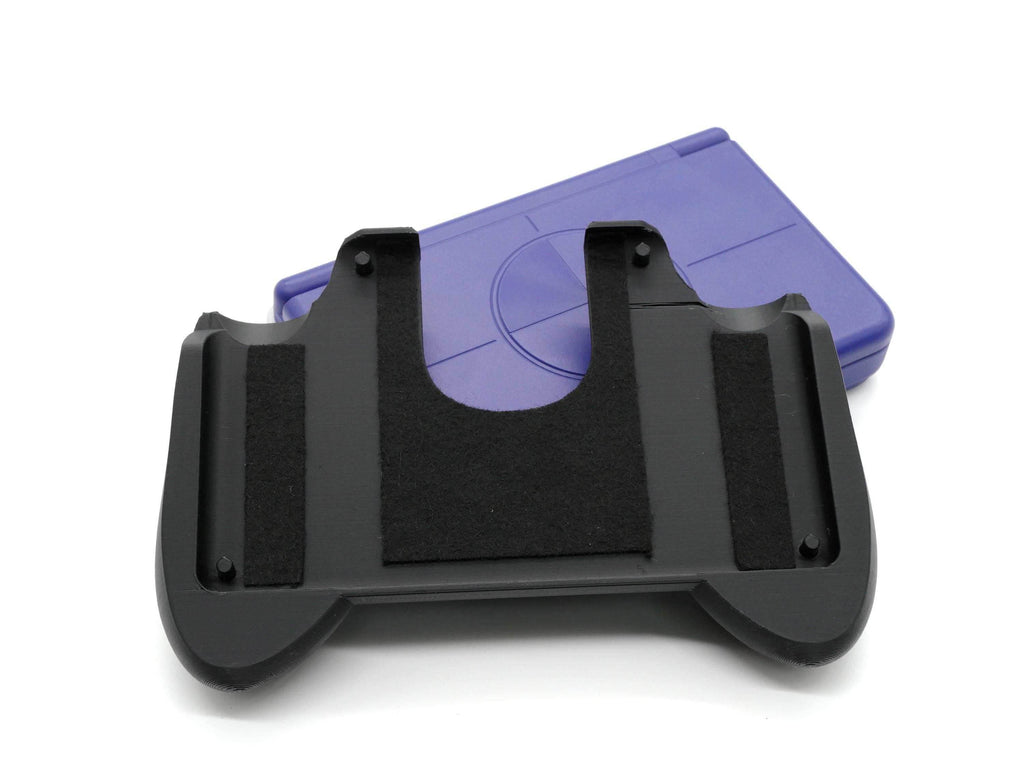 Felt Retroid Flip 2 Grip Snap-on Thick Comfort Grip Case with Felt Wrap Ergonomic RP Flip 2 Handheld Deluxe - Black