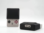 Retroid Pocket Classic Reversible Screen Cover GBC Chin Grip Felt Screen Protector | Gaming Handheld Protection with Fun Textured Pattern - Black