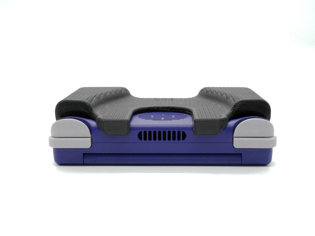 Felt Retroid Flip 2 Grip Snap-on Slim Comfort Grip Case with Felt Wrap Ergonomic RP Flip 2 Handheld Deluxe | Fits Official Flip 2 Carry Case - Light Blue