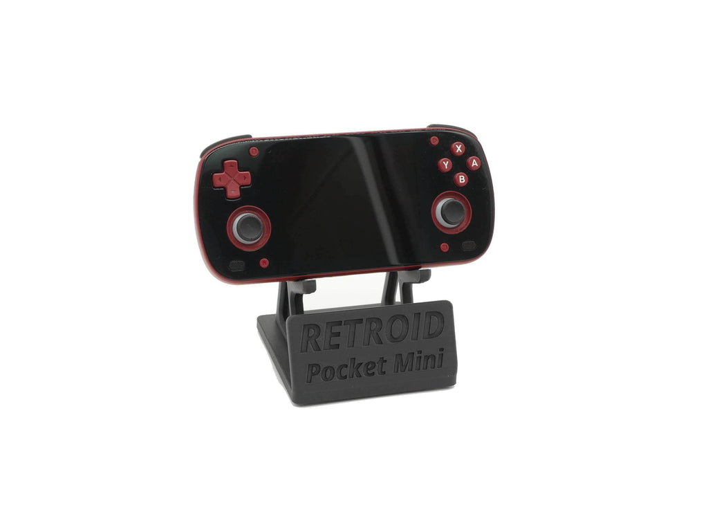 Display Stand for RPMini Retroid Pocket Mini with Charging Space | Dock Shelf Unit Gaming Retro Device Compatible with JCSFY Grips - Black