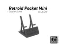 Display Stand for RPMini Retroid Pocket Mini with Charging Space | Dock Shelf Unit Gaming Retro Device Compatible with JCSFY Grips - Black