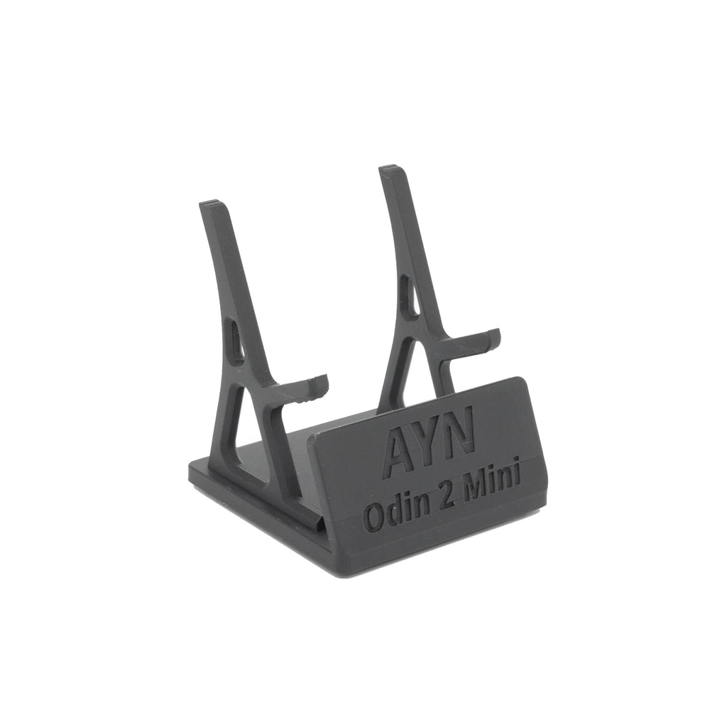 Display Stand for Ayn Odin 2 Mini O2Mini with Charging Space | Dock Shelf Unit Gaming Retro Device Compatible with JCSFY Grips - Black