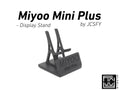 Display Stand for Miyoo Mini Plus MMP + with Charging Space | Dock Shelf Unit Gaming Retro Device Compatible with JCSFY Grips - Black