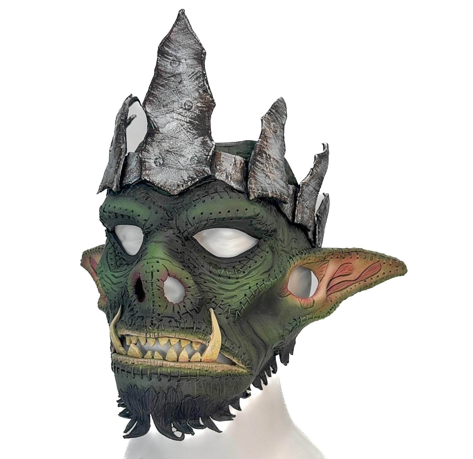 Goblin King - Handmade Mask for Halloween, Performance or Cosplay Costume - 