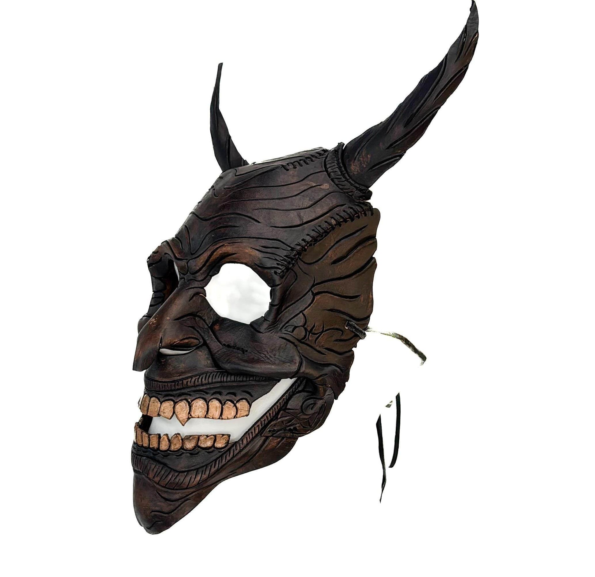 Maniacal Demon - Handmade Mask for Halloween, Performance or Cosplay Costume - 