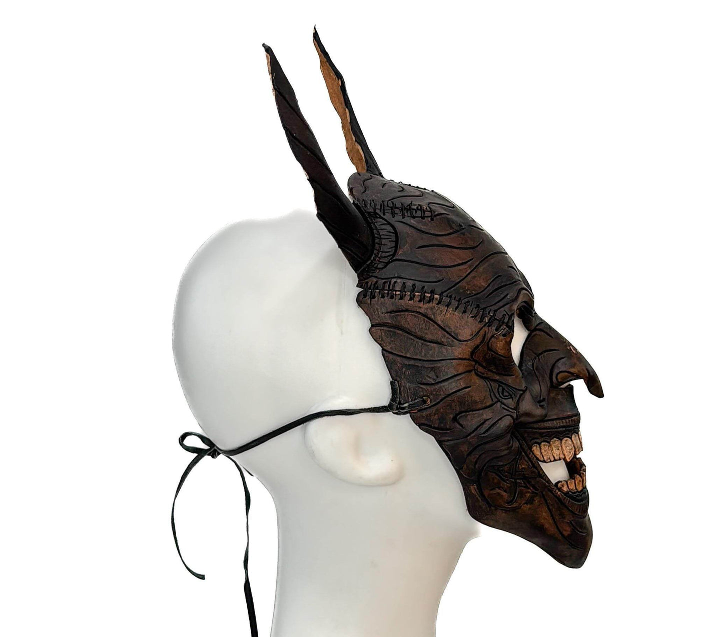 Maniacal Demon - Handmade Mask for Halloween, Performance or Cosplay Costume - 