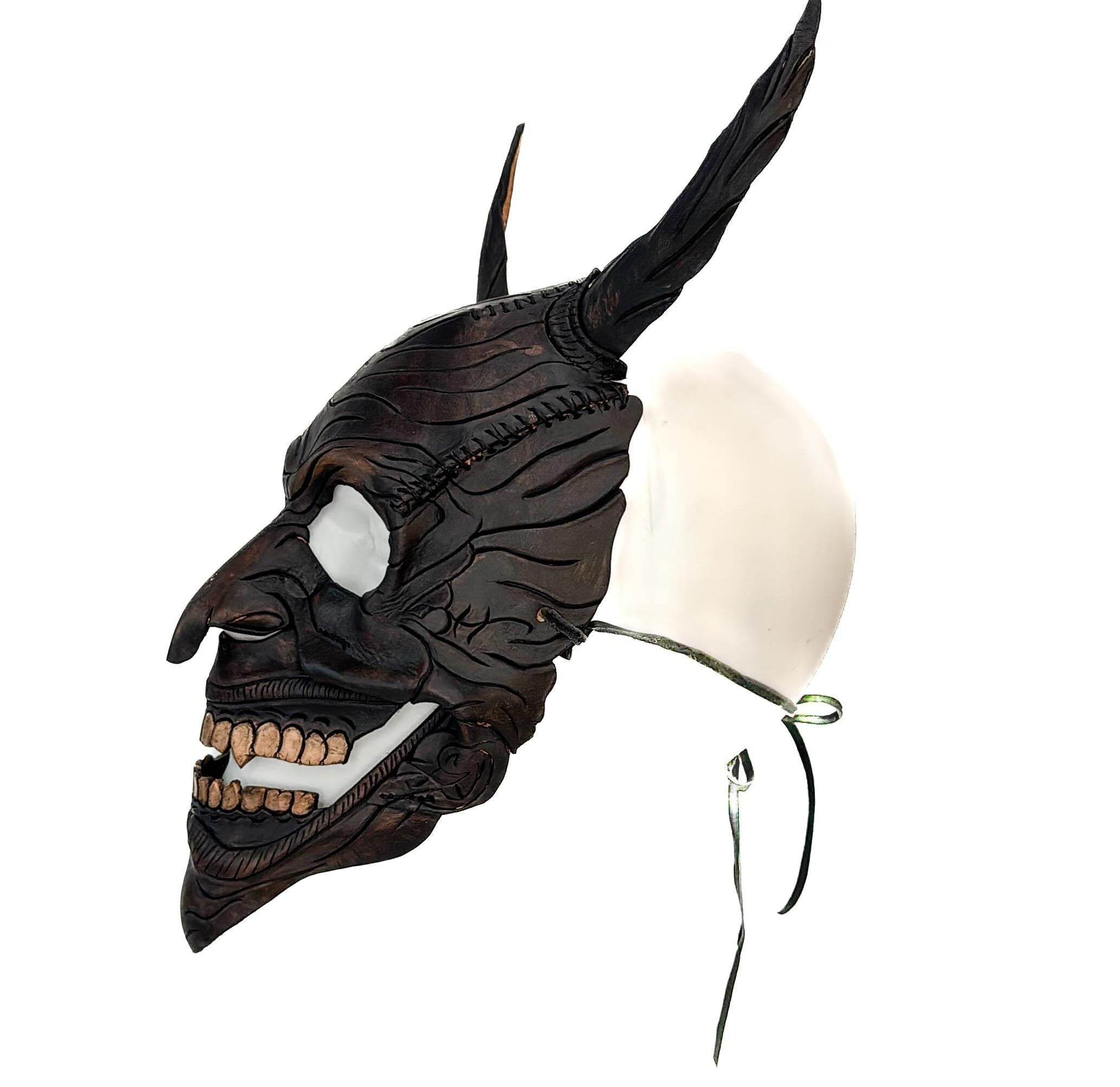 Maniacal Demon - Handmade Mask for Halloween, Performance or Cosplay Costume - 