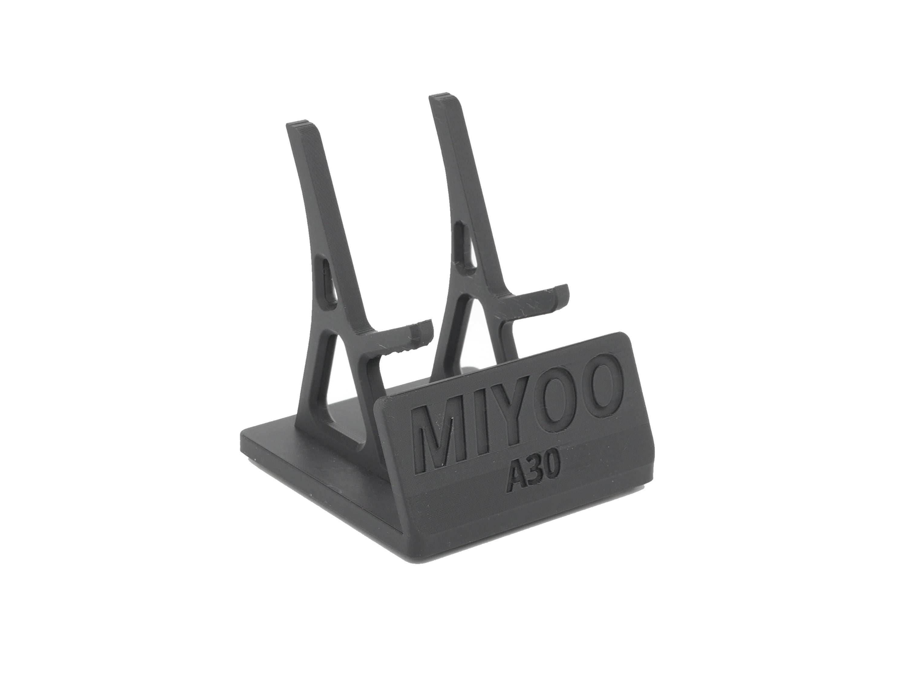 Display Stand for Miyoo A30 with Charging Space | Dock Shelf Unit Gaming Retro Device Compatible with JCSFY Grips - Black