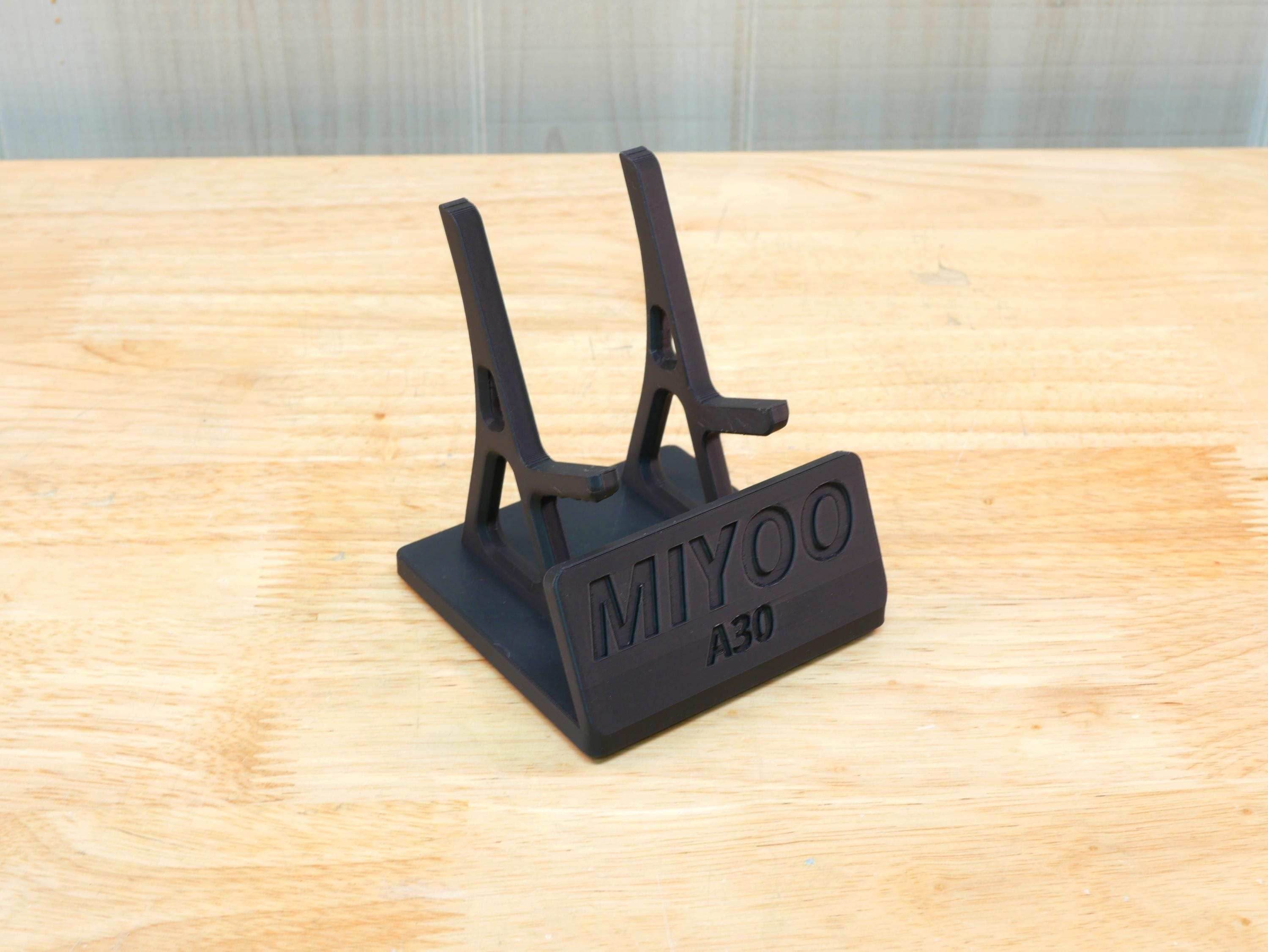 Display Stand for Miyoo A30 with Charging Space | Dock Shelf Unit Gaming Retro Device Compatible with JCSFY Grips - Black
