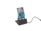 Display Stand for Miyoo mini V4 MMV4 with Charging Space | Dock Shelf Unit Gaming Retro Device Compatible with JCSFY Grips - Black