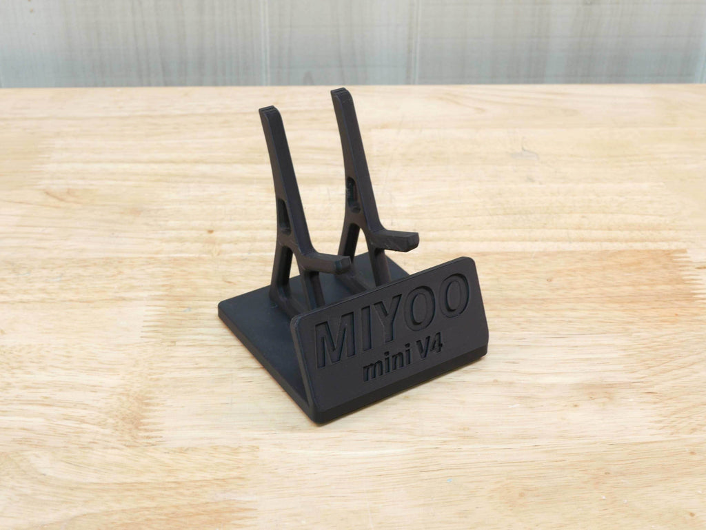 Display Stand for Miyoo mini V4 MMV4 with Charging Space | Dock Shelf Unit Gaming Retro Device Compatible with JCSFY Grips - Black