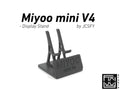 Display Stand for Miyoo mini V4 MMV4 with Charging Space | Dock Shelf Unit Gaming Retro Device Compatible with JCSFY Grips - Black