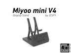 Display Stand for Miyoo mini V4 MMV4 with Charging Space | Dock Shelf Unit Gaming Retro Device Compatible with JCSFY Grips - Black