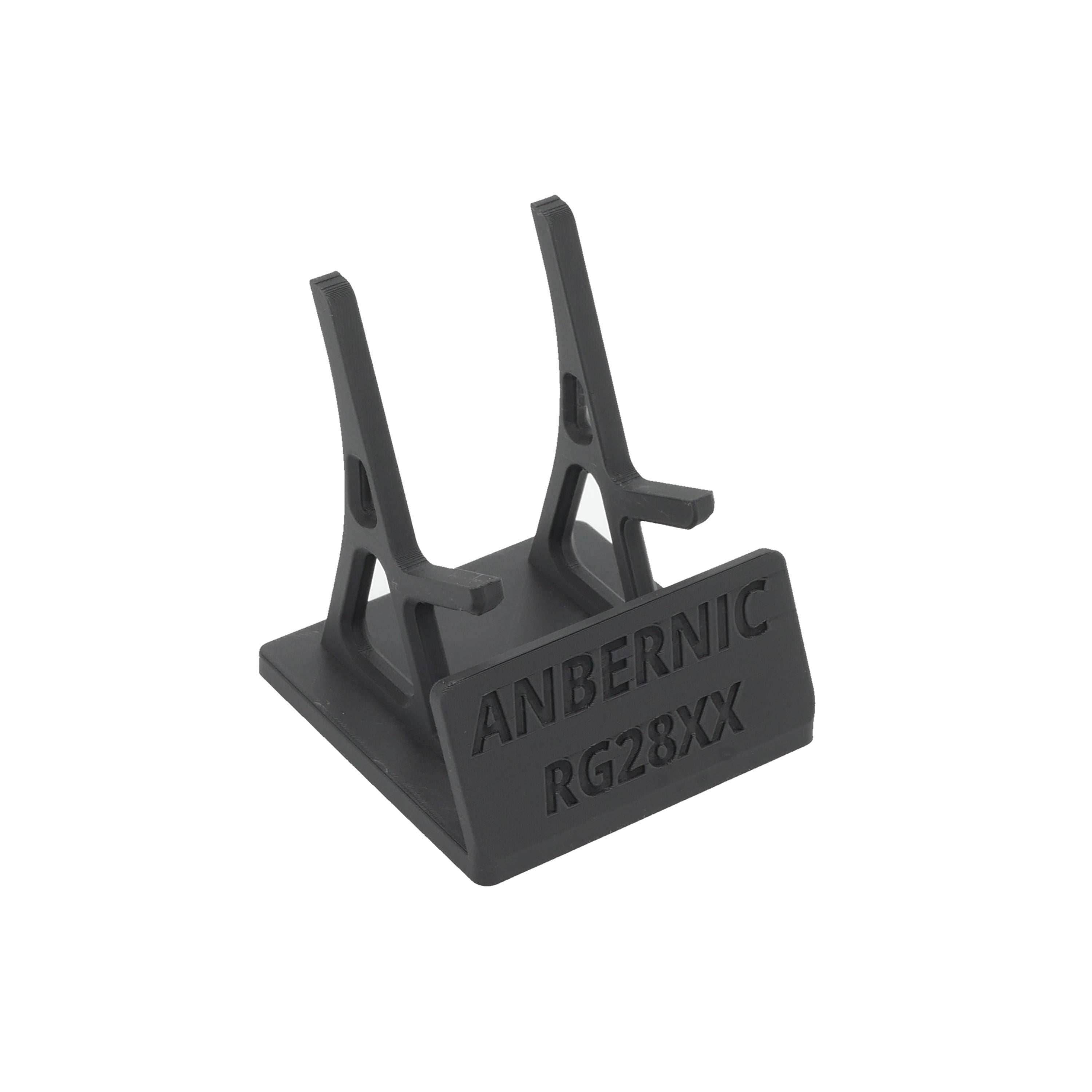 Display Stand for RG28XX Anbernic 28XX with Charging Space | Dock Shelf Unit Gaming Retro Device Compatible with JCSFY Grips - Black