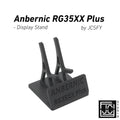 Display Stand for RG35XX Plus Anbernic 35XX with Charging Space | Dock Shelf Unit Gaming Retro Device Compatible with JCSFY Grips - Black