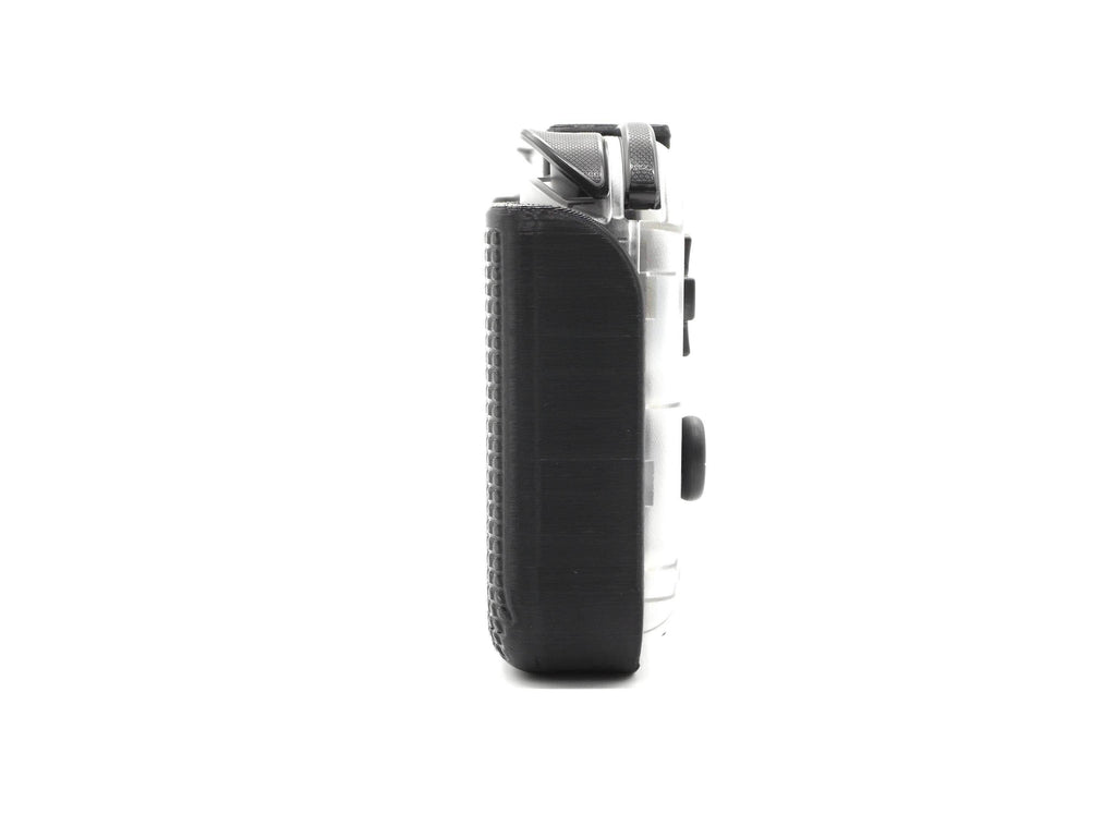 2-in-1 Grip for Retroid Pocket 4 / 4 Pro Reversible Screen Cover & Slim Comfort Grip Case with Felt Wrap Ergonomic RP4 Handheld 2n1 Deluxe - White