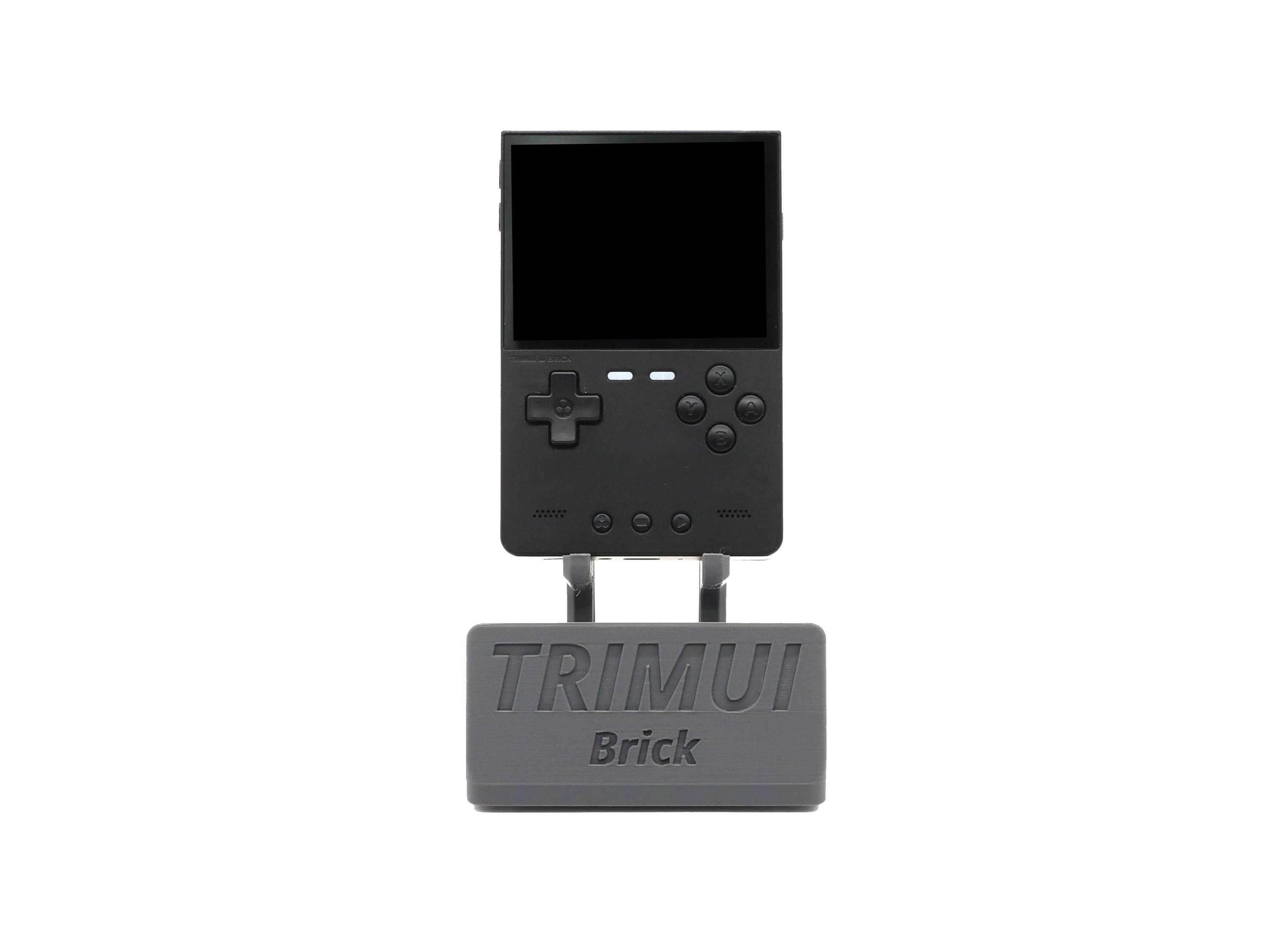 Display Stand for TrimUI Brick TRIM UI with Charging Space | Dock Shelf Unit Gaming Retro Device Compatible with JCSFY Grips - Black