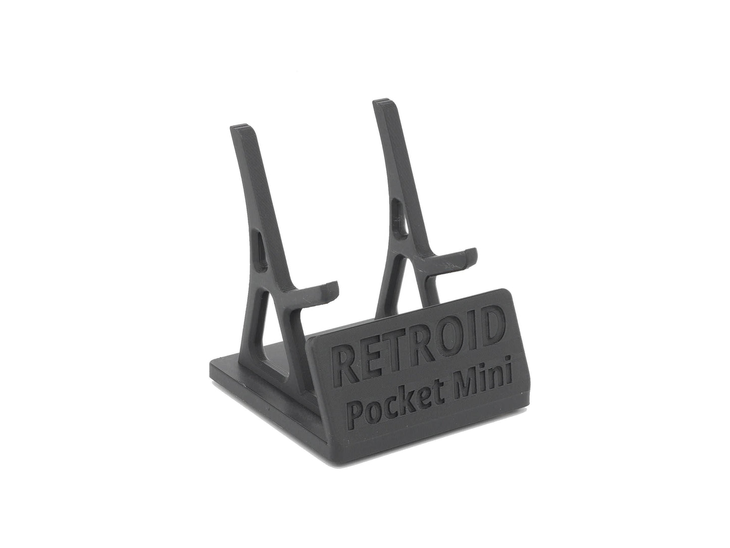Display Stand for RPMini Retroid Pocket Mini with Charging Space | Dock Shelf Unit Gaming Retro Device Compatible with JCSFY Grips - Black