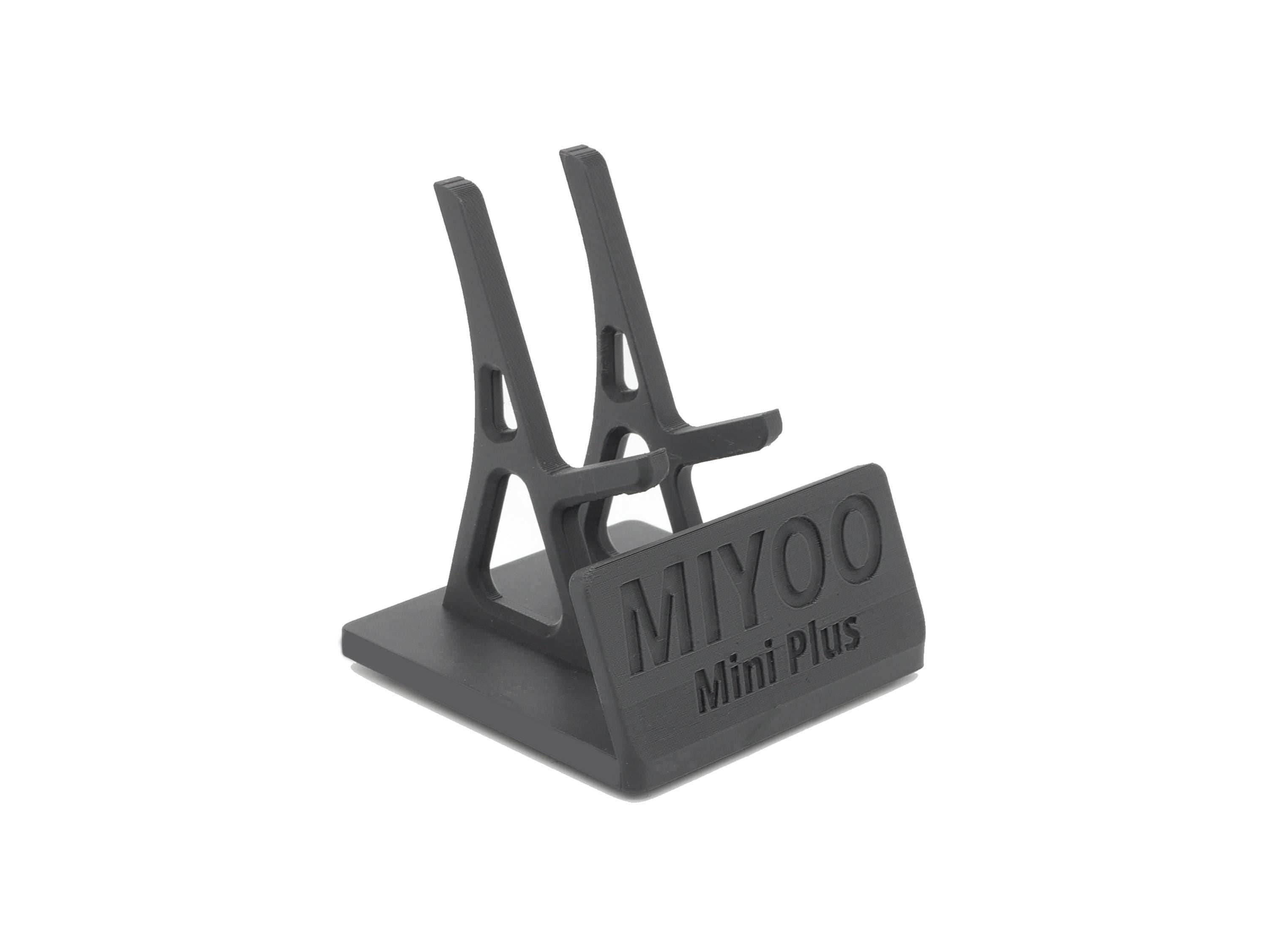 Display Stand for Miyoo Mini Plus MMP + with Charging Space | Dock Shelf Unit Gaming Retro Device Compatible with JCSFY Grips - Black