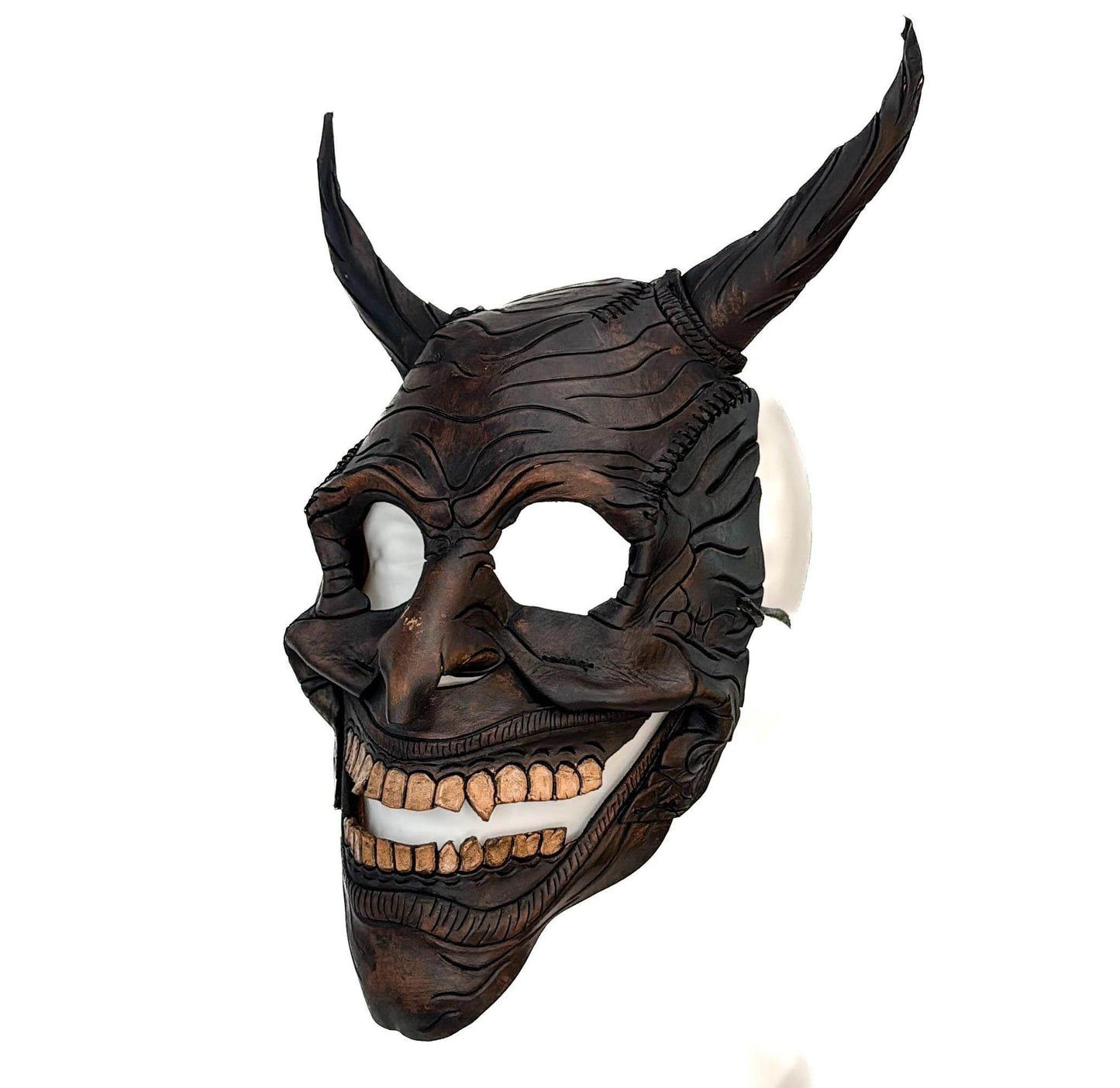 Maniacal Demon - Handmade Mask for Halloween, Performance or Cosplay Costume - 