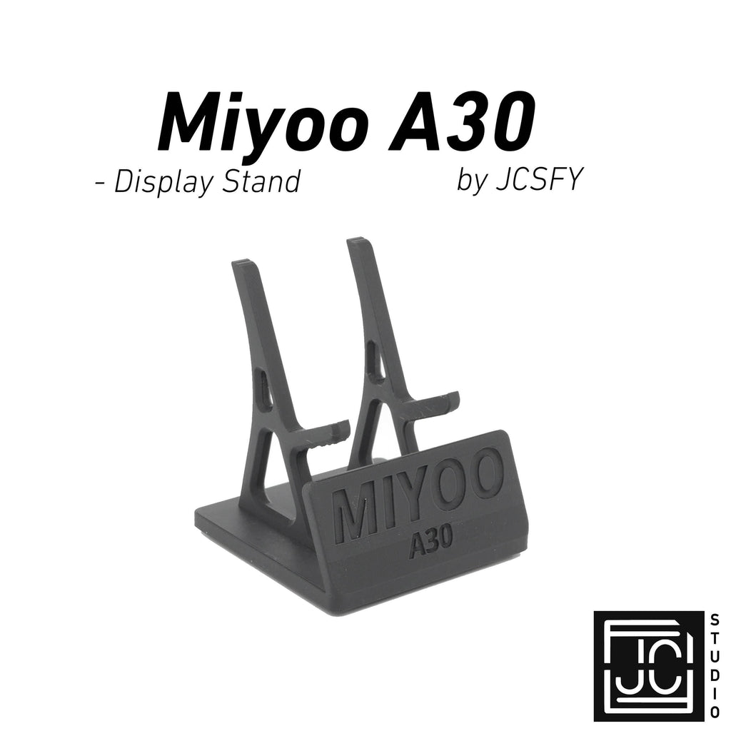 Display Stand for Miyoo A30 with Charging Space | Dock Shelf Unit Gaming Retro Device Compatible with JCSFY Grips - Black