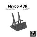 Display Stand for Miyoo A30 with Charging Space | Dock Shelf Unit Gaming Retro Device Compatible with JCSFY Grips - Black