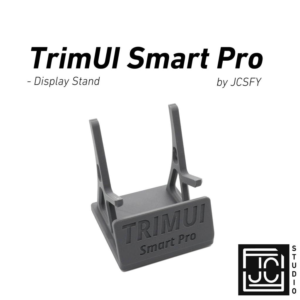 Display Stand for TrimUI Smart Pro with Charging Space | Dock Shelf Unit Gaming Retro Device Compatible with JCSFY Grips - Black