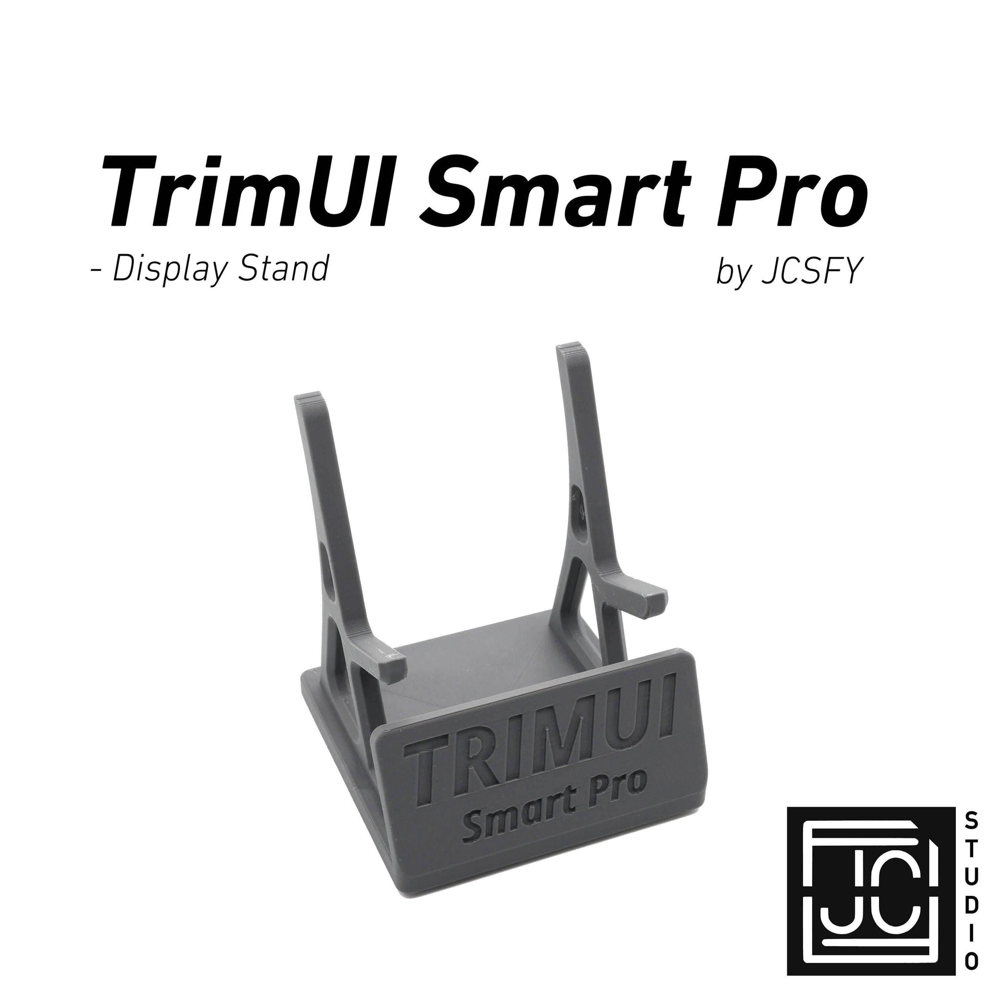 Display Stand for TrimUI Smart Pro with Charging Space | Dock Shelf Unit Gaming Retro Device Compatible with JCSFY Grips - Black