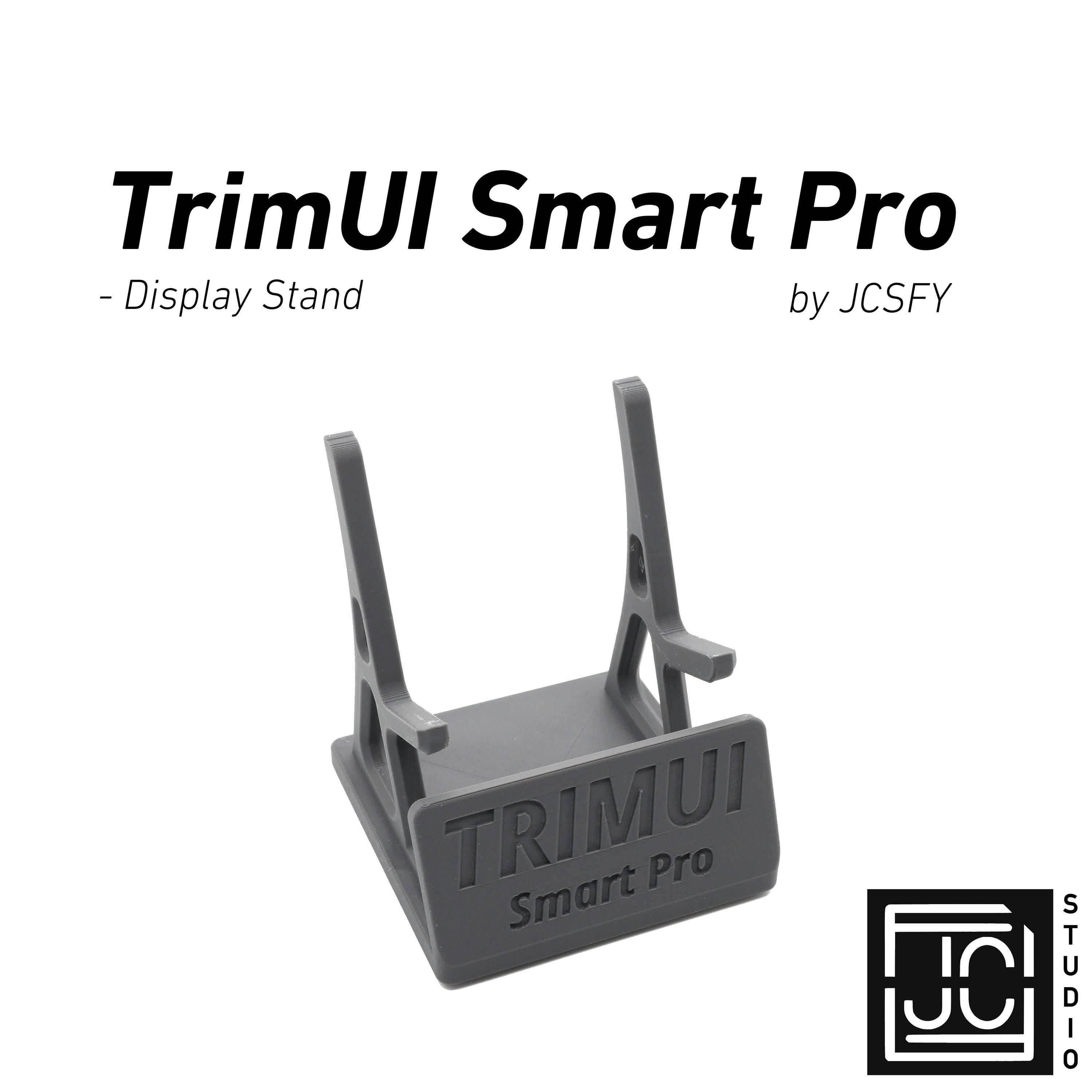 Display Stand for TrimUI Smart Pro with Charging Space | Dock Shelf Unit Gaming Retro Device Compatible with JCSFY Grips - Black