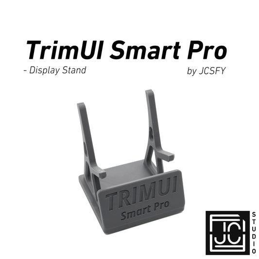 Display Stand for TrimUI Smart Pro with Charging Space | Dock Shelf Unit Gaming Retro Device Compatible with JCSFY Grips - Black
