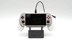 Display Stand for TrimUI Smart Pro with Charging Space | Dock Shelf Unit Gaming Retro Device Compatible with JCSFY Grips - Black
