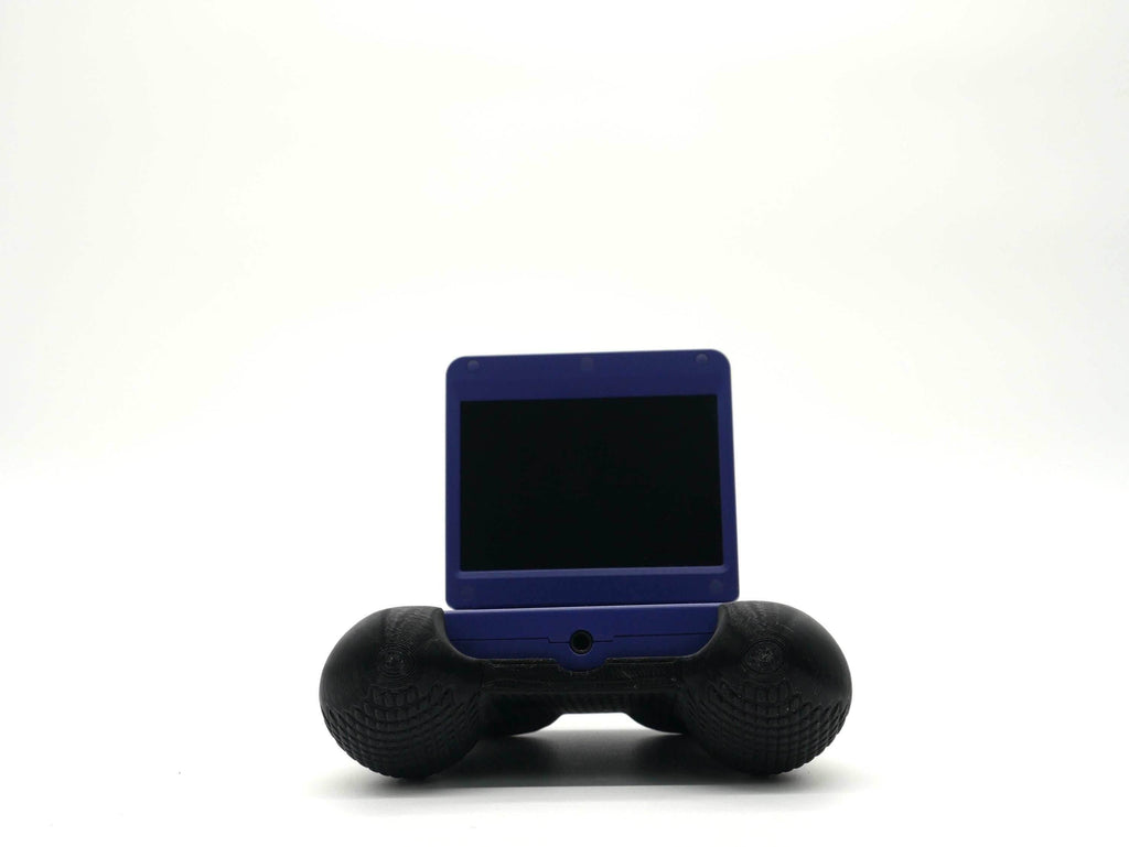 Comfort Grip for RG34XX SP by JCSFY Textured Handles Black Anbernic SP Hand Held Thick Color | Slots Into Mobile Gaming Device - Brown