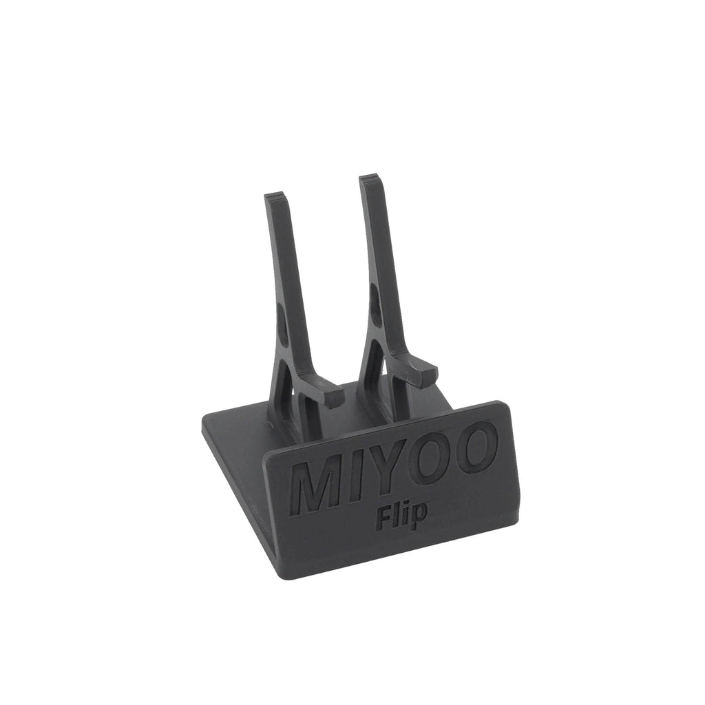 Display Stand for Miyoo Flip MFlip with Charging Space | Dock Shelf Unit Gaming Retro Device Compatible with JCSFY Grips - Black