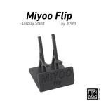 Display Stand for Miyoo Flip MFlip with Charging Space | Dock Shelf Unit Gaming Retro Device Compatible with JCSFY Grips - Black