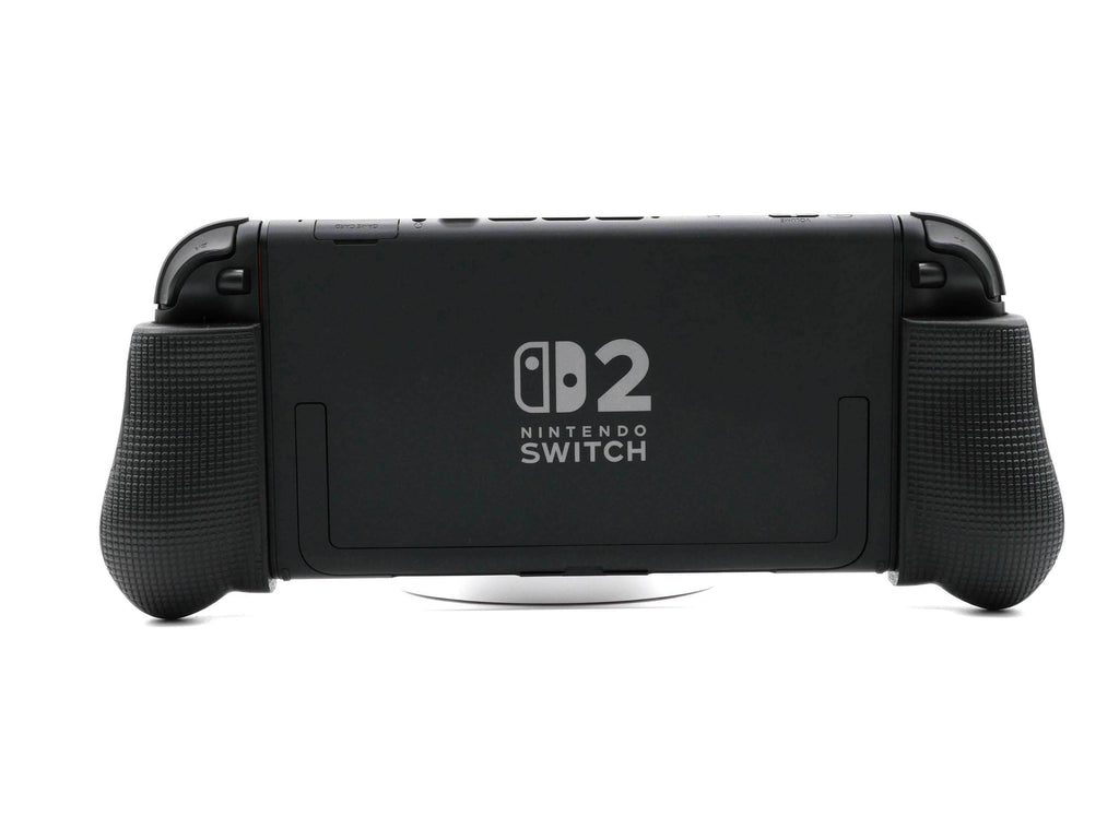 Comfort Felt Grips for Nintendo Switch 2 Joy-Con 2 Slim and Thick Slide On Handles Fits in Dock | Ergonomics with Textured Pattern V2 - L-Blue | R-Coral / Slim Pair Only