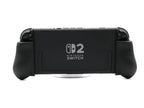 Comfort Felt Grips for Nintendo Switch 2 Joy-Con 2 Slim and Thick Slide On Handles Fits in Dock | Ergonomics with Textured Pattern V2 - L-Blue | R-Coral / Slim Pair Only