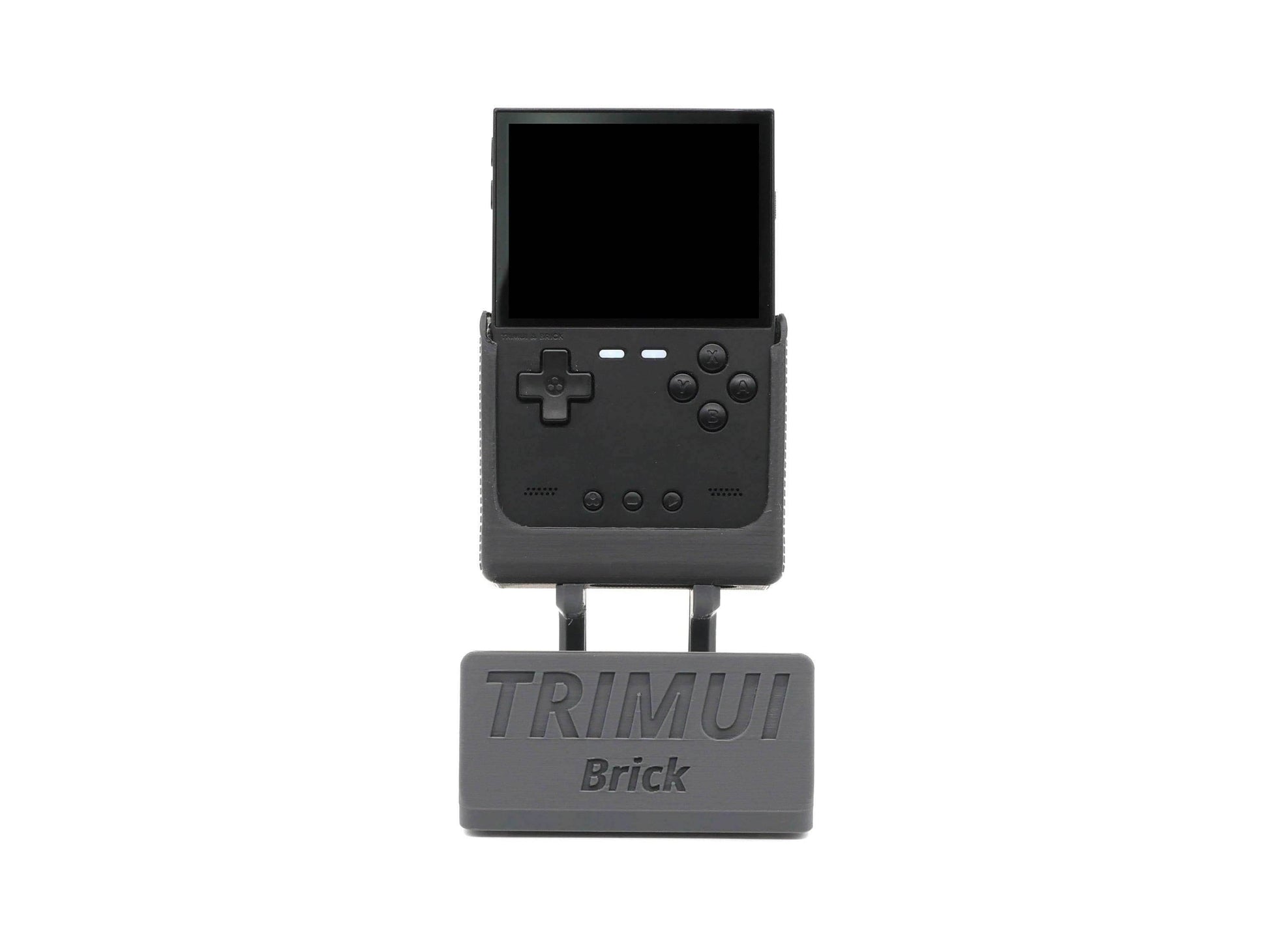 Display Stand for TrimUI Brick TRIM UI with Charging Space | Dock Shelf Unit Gaming Retro Device Compatible with JCSFY Grips - Black