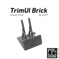 Display Stand for TrimUI Brick TRIM UI with Charging Space | Dock Shelf Unit Gaming Retro Device Compatible with JCSFY Grips - Black