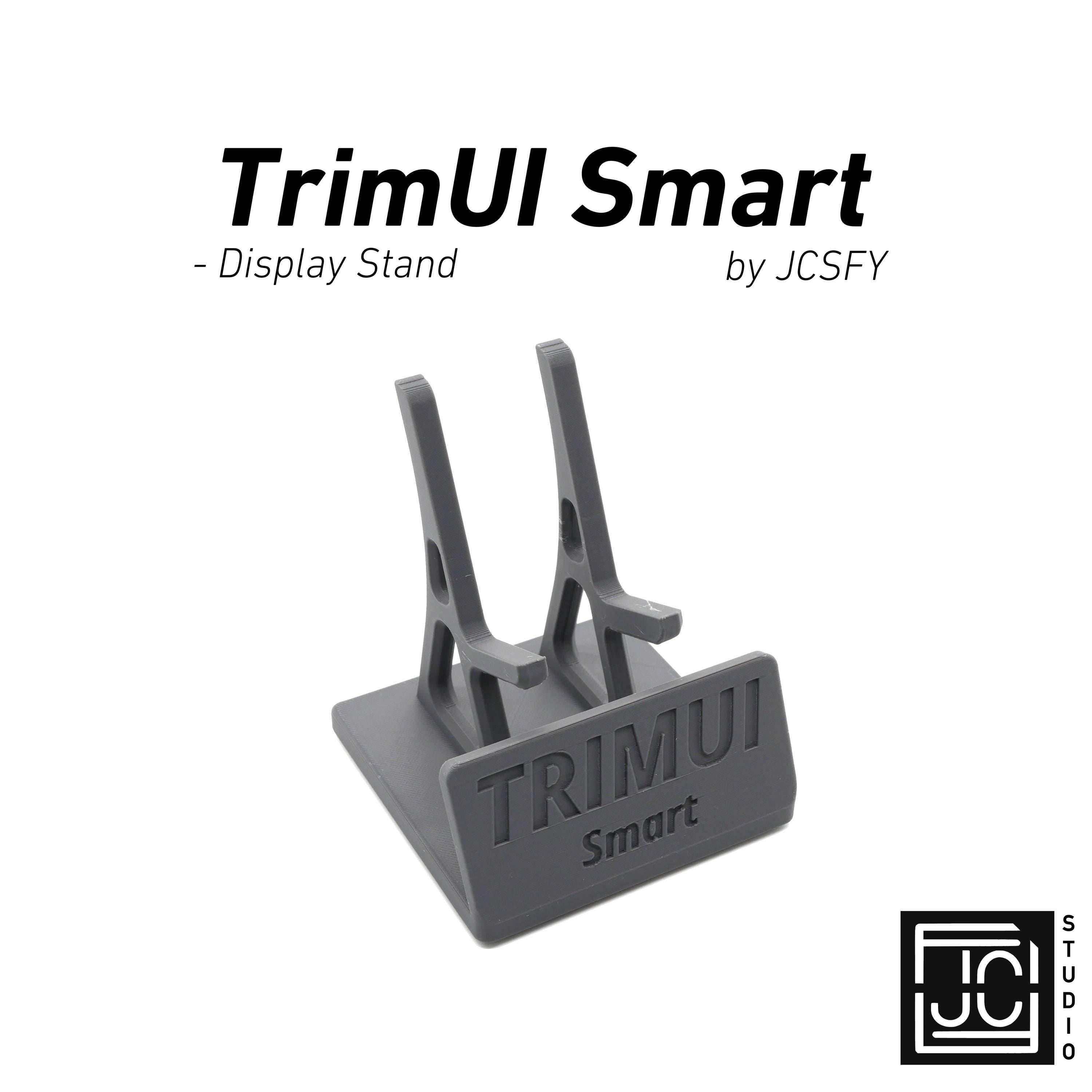 Display Stand for TrimUI Smart with Charging Space | Dock Shelf Unit Gaming Retro Device Compatible with JCSFY Grips - Black