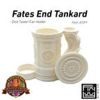 Artificer Tankard Dice Tower and Can Holder with Dice Vault | Fates End RolePlay RP Gamer Mug Roll Gift Storage DND Classes from JCSFY - Dark Magic Black