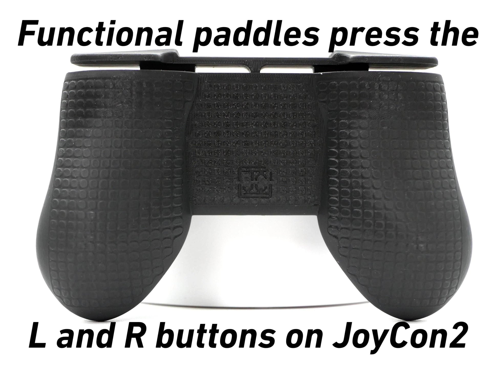 Comfort Grip for Single Joy-Con 2 | Nintendo Switch 2 Single Controller Felt Lined Paddle Universal Fit for Left or Right Joy Con 2 by JCSFY - Black