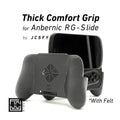 Felt Comfort Grip for Anbernic RG Slide Thick Comfort Grip with Felt Wrap Ergonomic RG-Slide Handheld Deluxe - Black