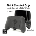 Felt Comfort Grip for Anbernic RG Slide Thick Comfort Grip with Felt Wrap Ergonomic RG-Slide Handheld Deluxe - Black