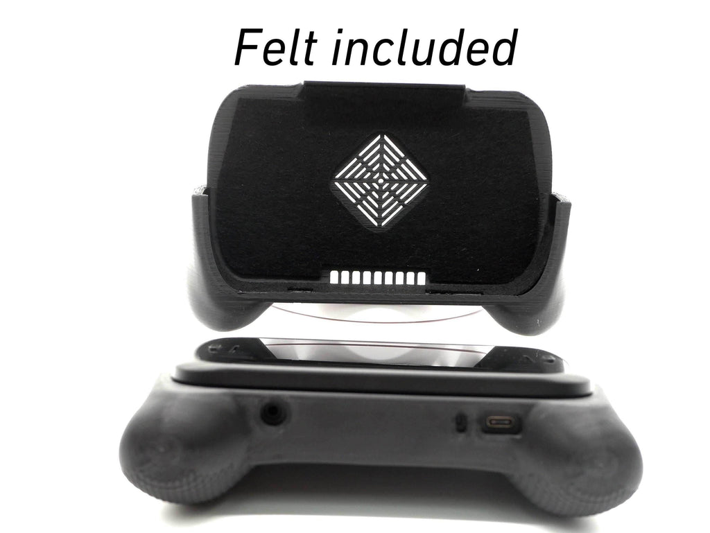 Felt Comfort Grip for Anbernic RG Slide Thick Comfort Grip with Felt Wrap Ergonomic RG-Slide Handheld Deluxe - Black