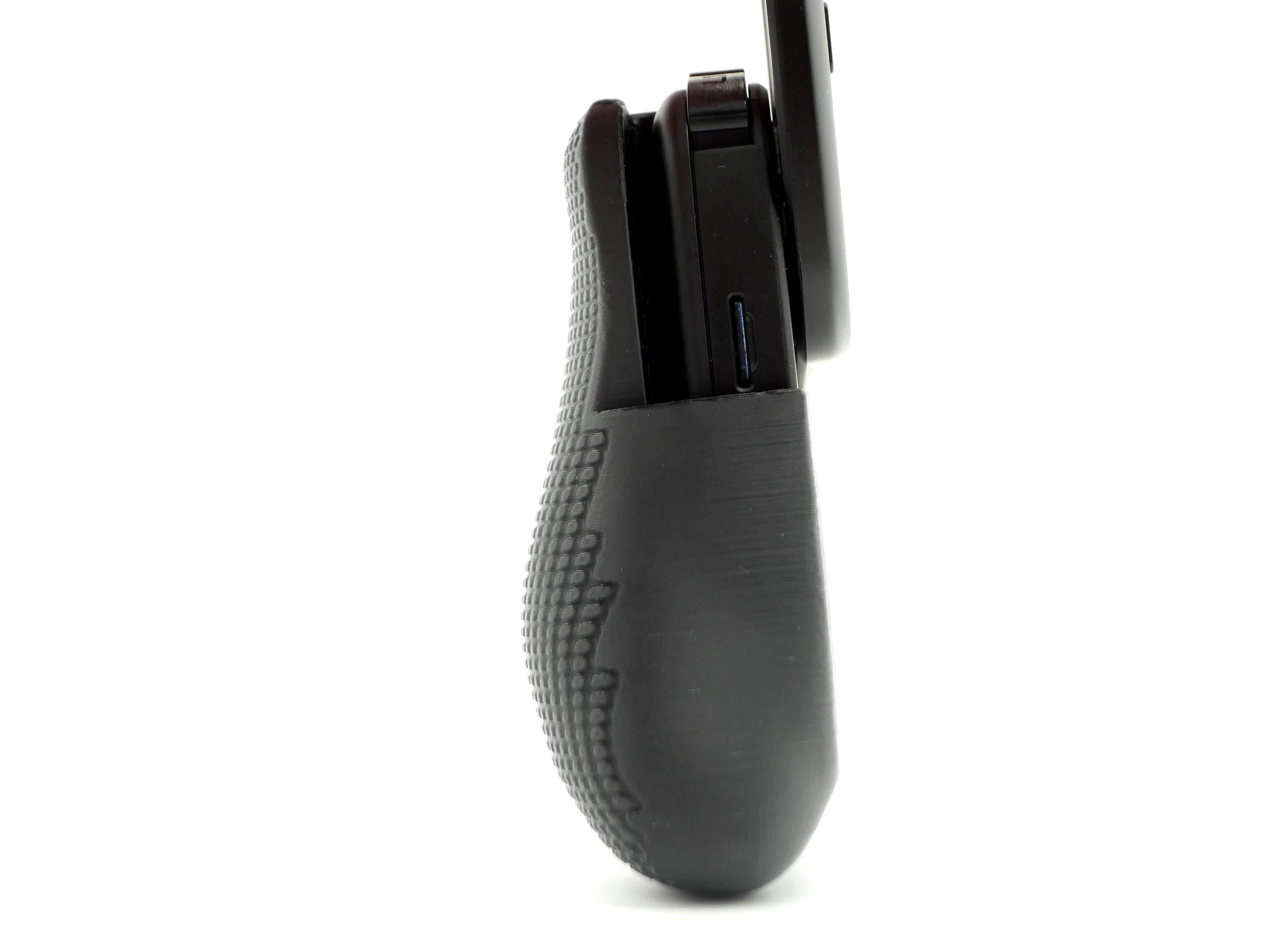 Felt Comfort Grip for Anbernic RG Slide Thick Comfort Grip with Felt Wrap Ergonomic RG-Slide Handheld Deluxe - Black